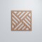 Ekena Millwork Medium Allen Decorative Fretwork Wood Wall Panels, Wood (Paint Grade), 15 3/8"W x 15 3/8"H x 3/8"T WALW16X16X0375ALLMF - alternate 6